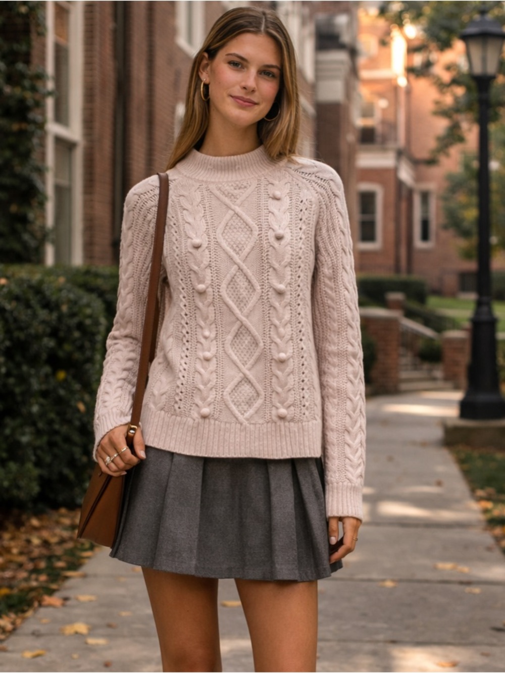J Crew Cable Knit Sweater